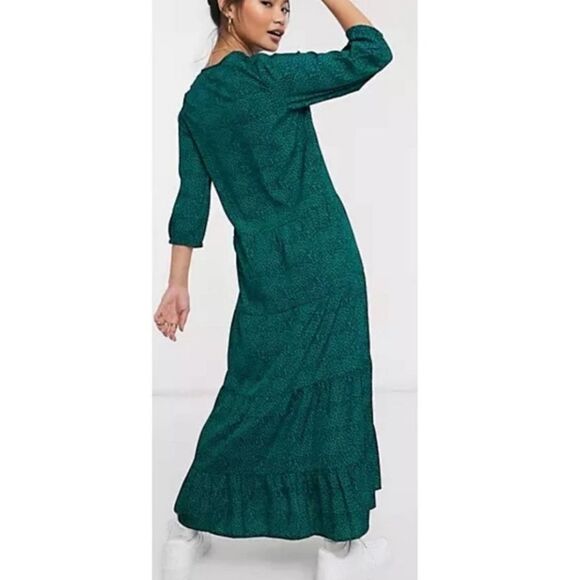 Asos Elegant Green Maxi Dress - Picture 2 of 10